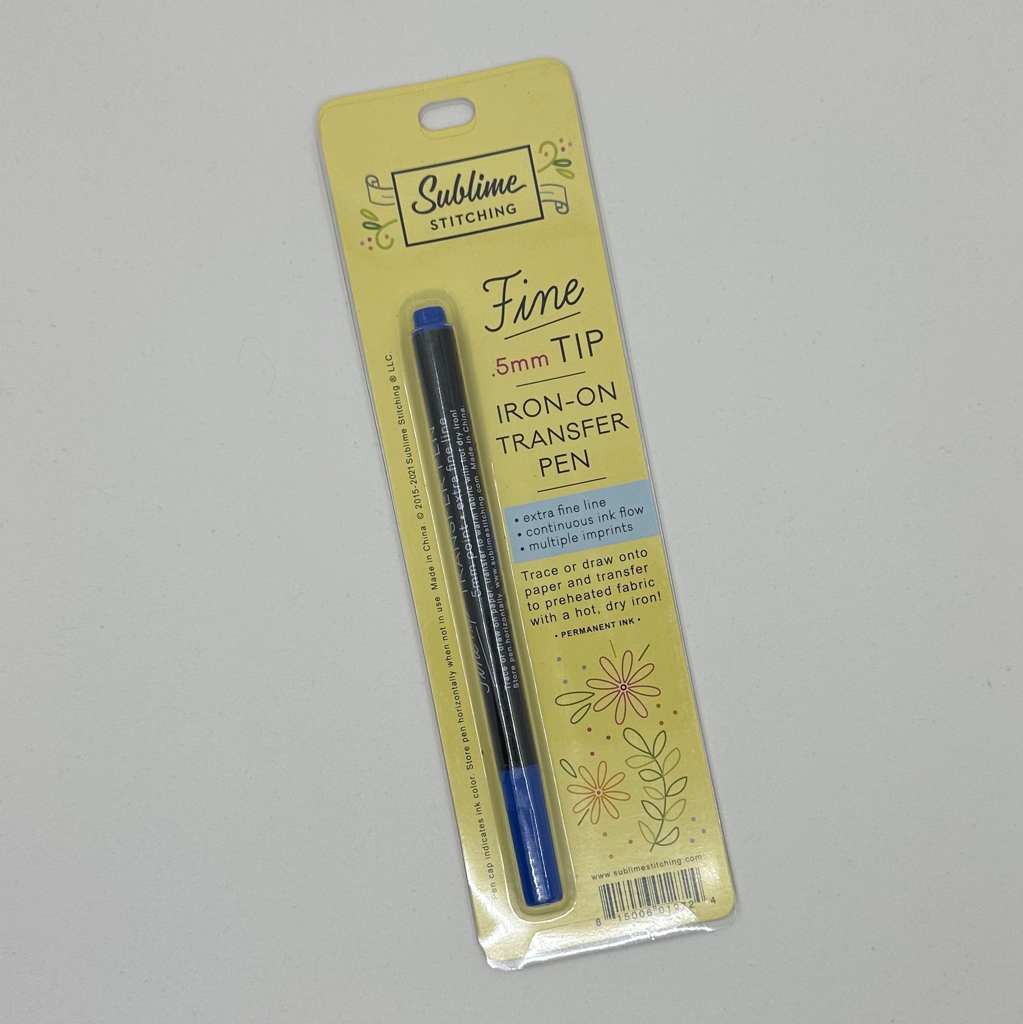 Sublime Stitching Fine Tip Iron-On Transfer Pen - Black