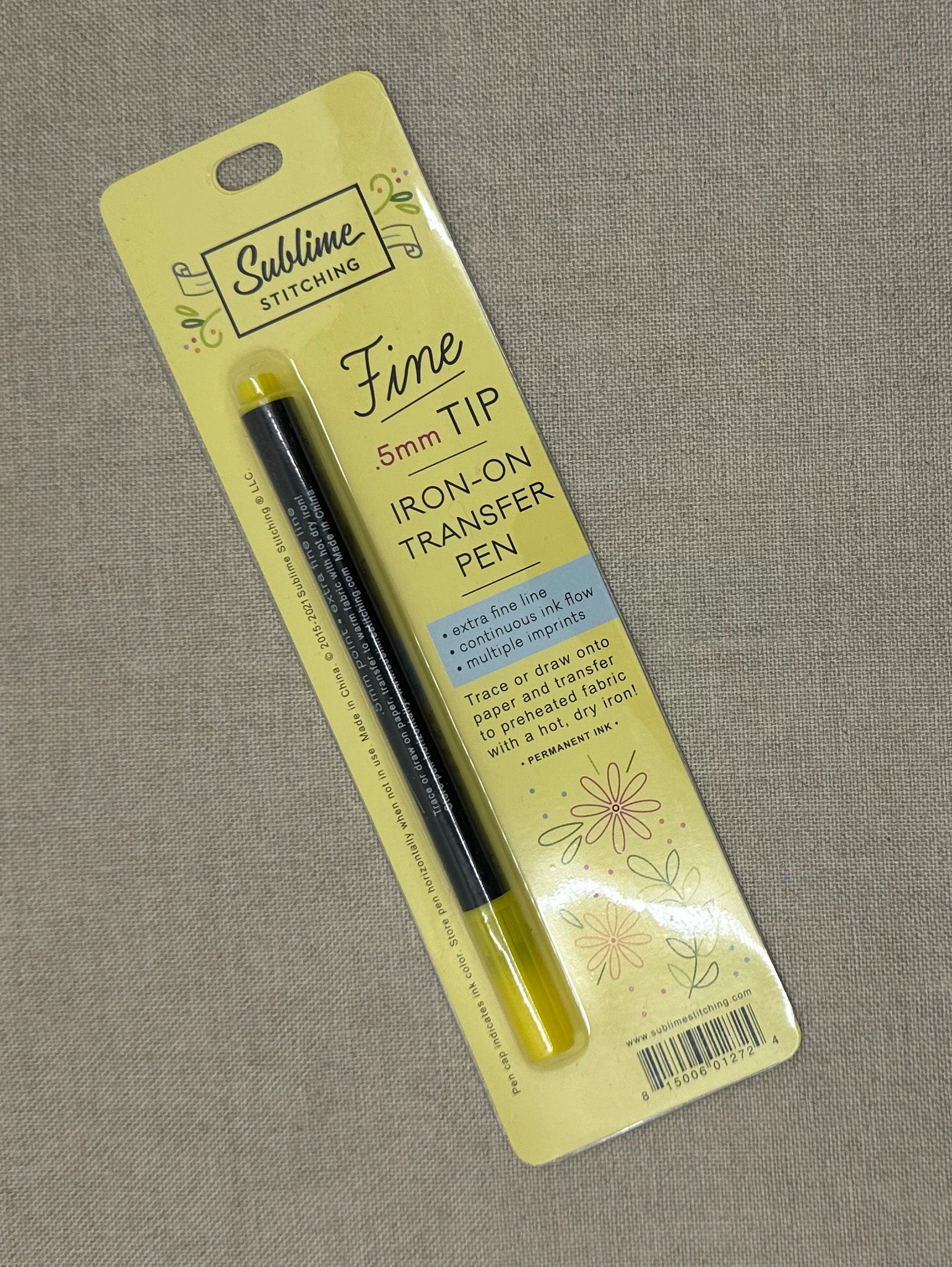 Sublime Stitching Fine Tip Iron-On Transfer Pen - Black